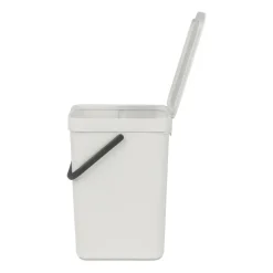 Sort & Go waste bin 12 l., Light grey