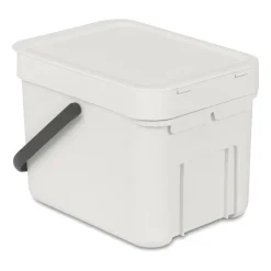 Sort & Go waste bin 6 l., Light grey