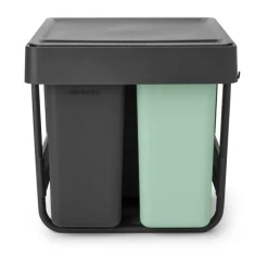 Sort&Go Built-in Bins, 10+10+20 L, Dark grey