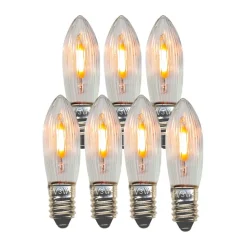 Spare lamp E10 LED filament indoor 7-pack, 2100K