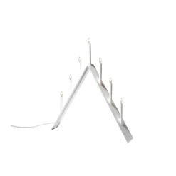 Spica 7 Advent candle holder, White, led