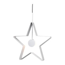 Spica Advent Star 40 cm, White-grey cord