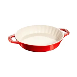 Staub 28 cm pie dish, red