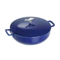 Staub bouillabaisse casserole dish, blue