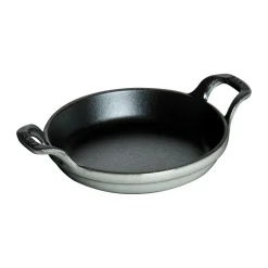 Staub round oven dish cast iron Ø20 cm, Graphite gray
