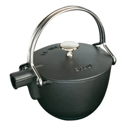 Staub teapot round 1.15 L, Black