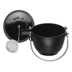 Staub teapot round 1.15 L, Black