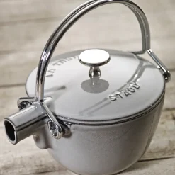 Staub teapot round 1.15 L, grey