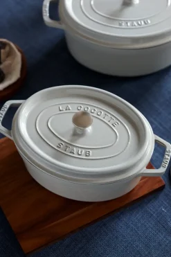 Staub White Truffle casserole oval, 2.35 l