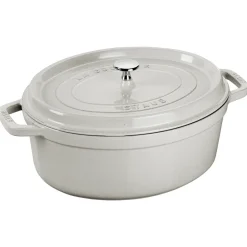 Staub White Truffle casserole oval, 5.5 l