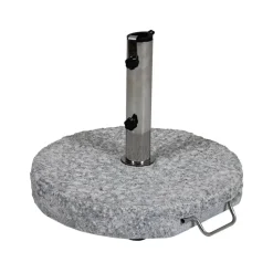 Stenbro parasol base, Grey, 40 kg granite
