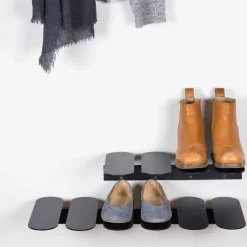 Step S shoe shelf, black