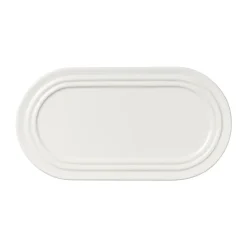Stevns oval plate 27.5 cm, Chalk white