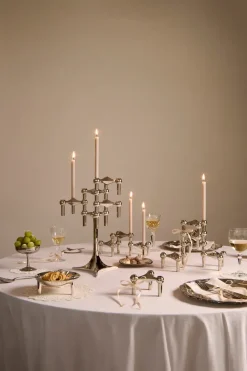 STOFF Nagel candle stand, Chrome