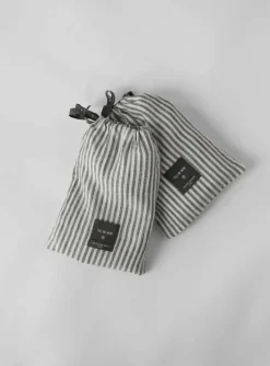 Stonewashed linen pillowcase 50x60 cm 2-pack, Grey-white