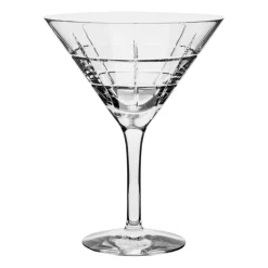 Street martini glass, Clear