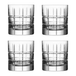 Street Old Fashioned glass 27 cl 4-pack, Clear
