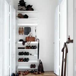 String shelf metal, Beige, 58x30 cm, high edge