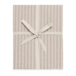 Stripe Mauve fitted sheet, 60x120x20 cm