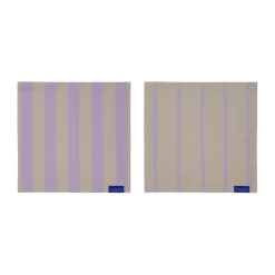 Stripes dishcloth 33x33 cm 2-pack, Sand