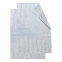 Stripes kitchen towel 47x70 cm 2-pack, Blue-white