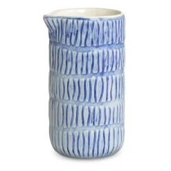 Stripes pot 30 cl, Light blue