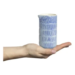 Stripes pot 30 cl, Light blue