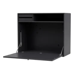 STUDIO desk, wall hung, Anthracite