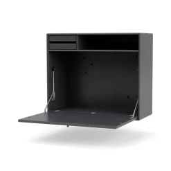 STUDIO desk, wall hung, Coal 36
