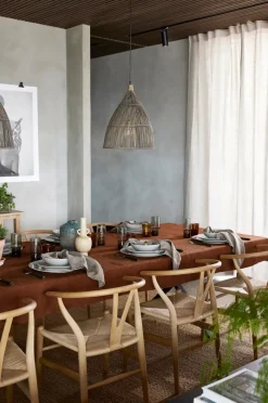 Sunshine curtain with tie 140x290 cm, Oatmeal (nature)
