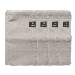 Sunshine napkin 4-pack, Ash (light grey)