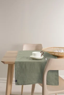 Sunshine table runner, Sage