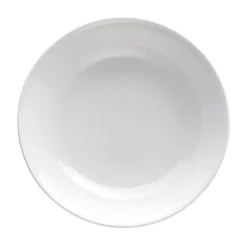 Swedish Grace deep plate Ø19 cm, snow (white)