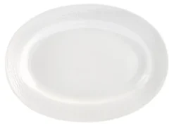 Swedish Grace serving dish oval 32 cm, snow (white)