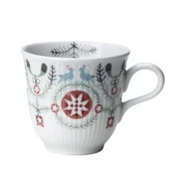 Swedish Grace Winter mulled wine mug 10 cl, white
