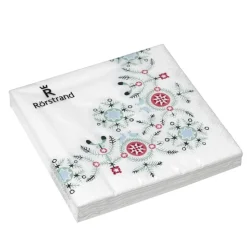 Swedish Grace Winter napkin 20-pack, white