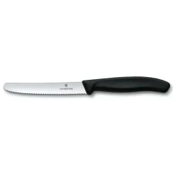 Swiss Classic tomato knife 11 cm, Black