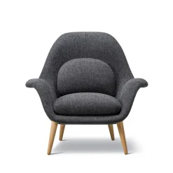 Swoon armchair, Hallingdal 65 180-oiled oak