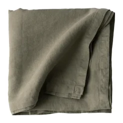 Tablecloth linen 175x175 cm, Olive