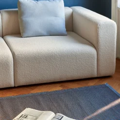 Tapis rug 170x240 cm, Chestnut-blue