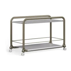 Tension trolley, Grey green-stainless steel