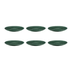 Terra coffee saucer Ø16.1 cm 6-pack, Moss Green