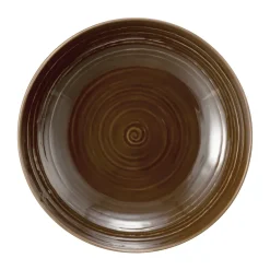 Terra deep plate Ø21.2 cm 6-pack, Earth brown