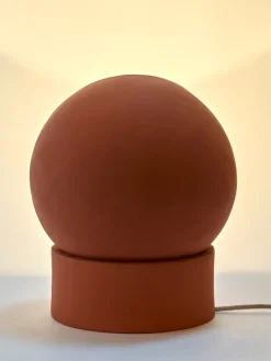 Terra floor lamp low, Terracotta