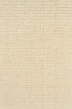 Terrain wool rug natural white, 80x240 cm