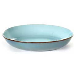 Terres de Rêves pasta plate 23.5 cm, light blue-smokey blue
