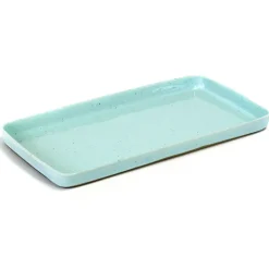 Terres de Rêves plate 18x37 cm, light blue