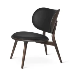 The Lounge Chair lounge chair, leather black, sirka grey stand