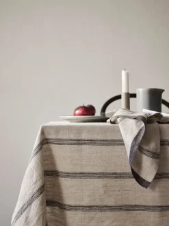 Thea tablecloth 145x270 cm, Denim stripe