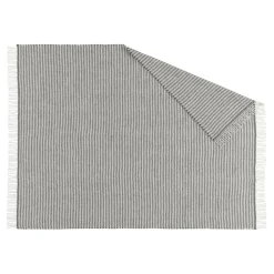 Tidal wool throw 130x180 cm, Dark grey